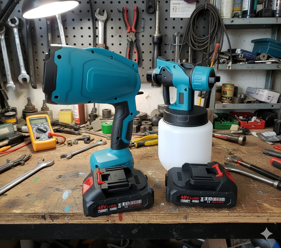 Generated Image September 29, 2025 - 9_00AM PISTOLA PULVERIZADOR - Imagen 1